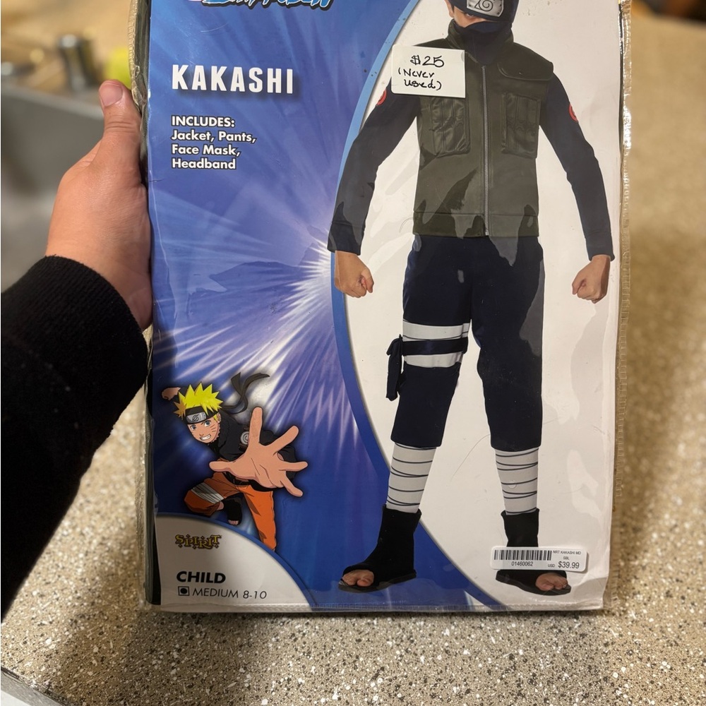 Spirit Kakashi Kids Costume - Green and Black